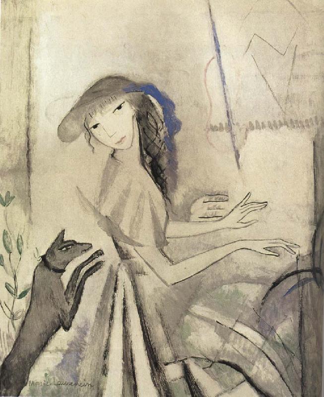 Marie Laurencin Self-Portrait of play piano China oil painting art
